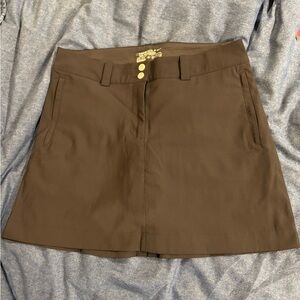 Nike golf tour performance skort skirt shorts black 8